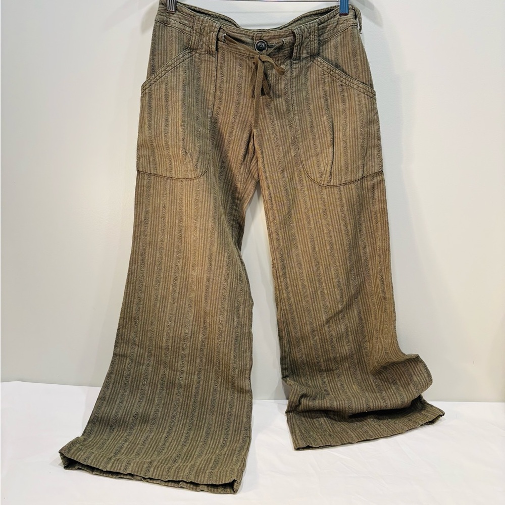 Free People Wide Leg Pants - Brown